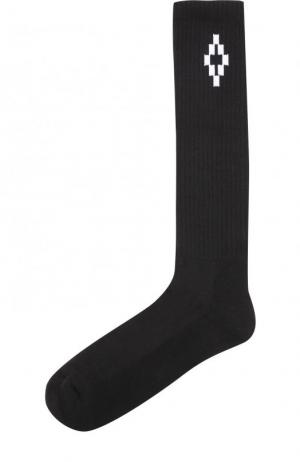 Хлопковые носки Marcelo Burlon. Цвет: черный