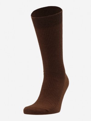 Носки , 1 пара, Коричневый GSD. Цвет: коричневый
