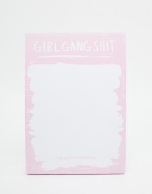 Настольный блокнот Ohh Deer Girl Gang. Цвет: розовый