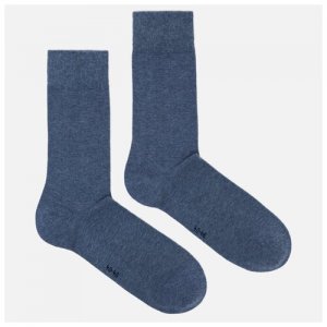 Комплект носков Classic Everyday 2-Pack синий , Размер 40-46 EU Burlington. Цвет: синий
