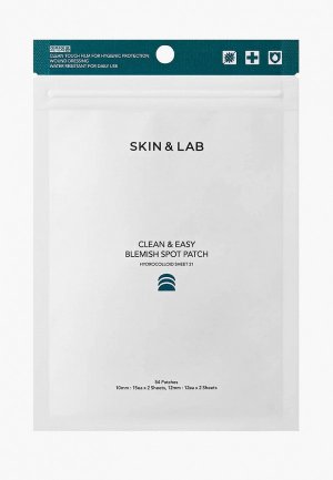 Патчи для лица Skin&Lab Clean&Easy Blemish Spot Patch, 54 шт.. Цвет: прозрачный