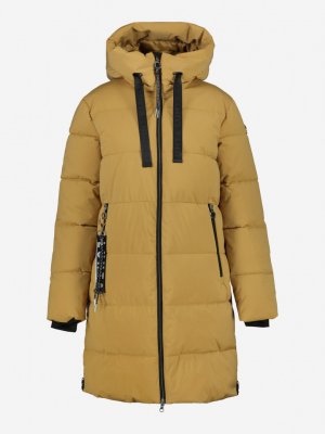 Пальто утепленное женское Hellanmaa, Бежевый Luhta. Цвет: бежевый