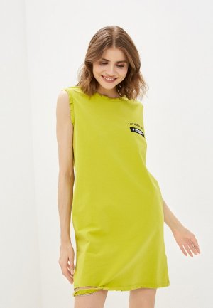 Платье Dali. Цвет: зеленый