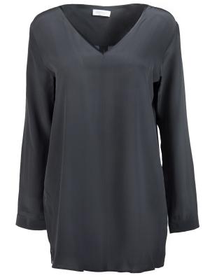 Шелковая блуза Gran Sasso. Цвет: черный