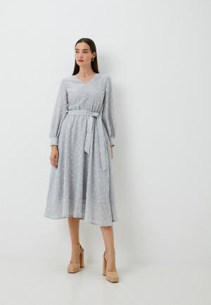 Платье Vladi Collection. Цвет: серый