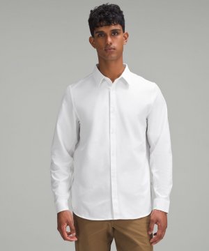 Рубашка классического кроя с длинными рукавами New Venture, белый Lululemon