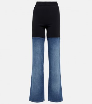 Джерси и джинсовые брюки ALAÏA, синий Alaïa