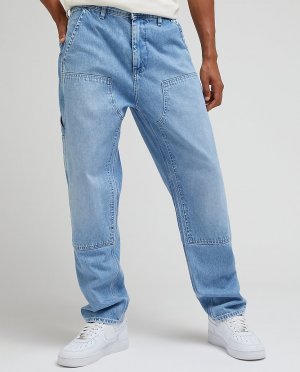 Мужские джинсы Carpenter свободного кроя со вставками синего цвета , синий Lee