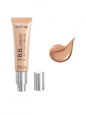 Вb-крем BB Cream All-in-One make-up spf 12 14 35мл ISADORA. Цвет: темно-бежевый