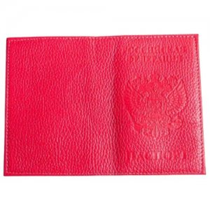 Обложка для паспорта ForAll, красный Forall. Цвет: красный