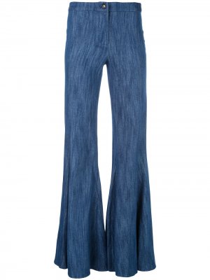 Расклешенные джинсы с завышенной талией Alexis. Цвет: синий