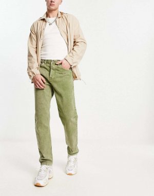 Зеленые свободные зауженные джинсы newel Carhartt WIP