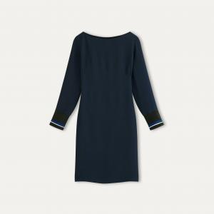 Платье LISA MOMONI. Цвет: темно-синий