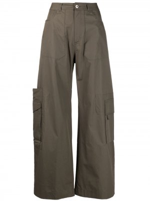 MarquesAlmeida широкие брюки с завышенной талией Marques'Almeida. Цвет: зеленый