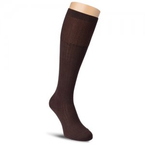 Носки, размер 25 (39-40), коричневый LorenzLine. Цвет: черный