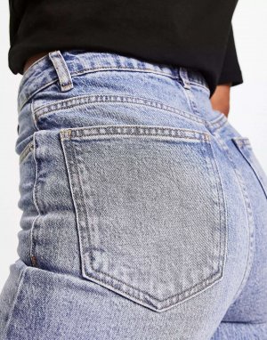 Легкие укороченные прямые джинсы ASOS