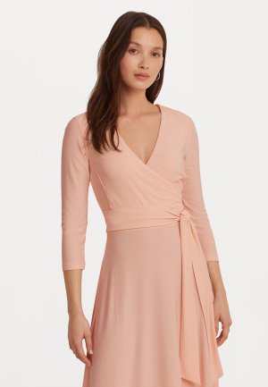 Платье из джерси CARLYNA 3/4 SLEEVE DAY DRESS , цвет pink opal Ralph Lauren