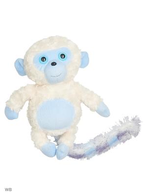 Мягкая игрушка Лемурчик 13.81.2-1 цвет белый, голубой Malvina. Цвет: голубой, белый