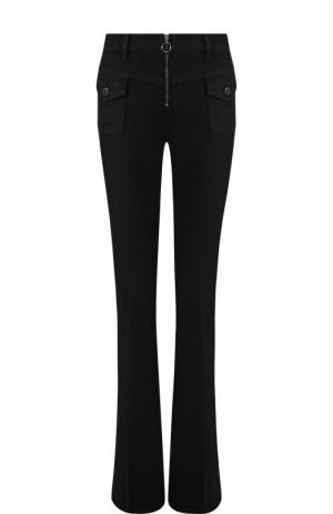 Расклешенные джинсы на молнии Victoria, Victoria Beckham. Цвет: черный