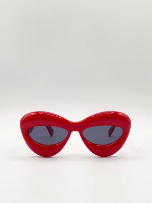 Массивные солнцезащитные очки красного цвета, красный SVNX