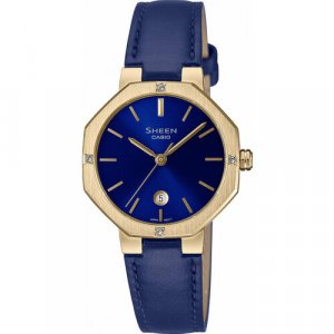 Наручные часы Sheen SHE-4543GL-2A, синий, золотой CASIO. Цвет: синий/золотистый
