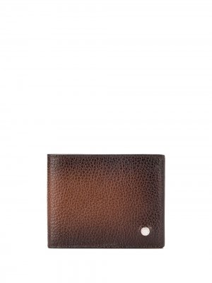Бумажник с логотипом Orciani. Цвет: коричневый