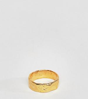 Позолоченное кольцо с кованным эффектом Ottoman Hands. Цвет: золотой