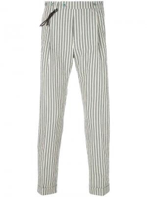 Зауженные брюки с полосатым рисунком Berwich