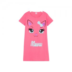 Ночная сорочка для девочки А.BK1639S, цвет розовый, рост 134 Bonito. Цвет: розовый