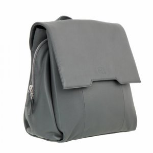 Рюкзак , натуральная кожа, вмещает А4, внутренний карман, серый Sergio Belotti. Цвет: серый