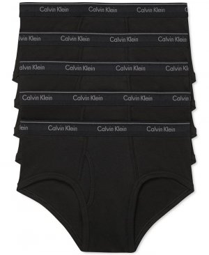 Мужские классические хлопковые трусы (5 шт.), нижнее белье , черный Calvin Klein