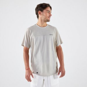Мужская теннисная футболка с коротким рукавом - Artengo DRY бежевый Gaël Monfils