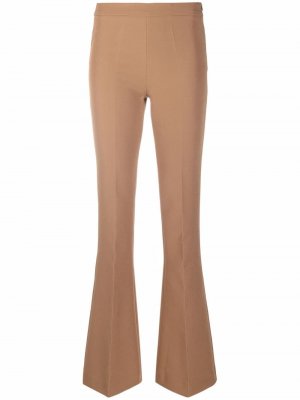 Расклешенные брюки Blanca Vita. Цвет: коричневый