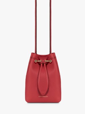Кожаная сумка-клатч Osette , малиновый/бордовый Strathberry