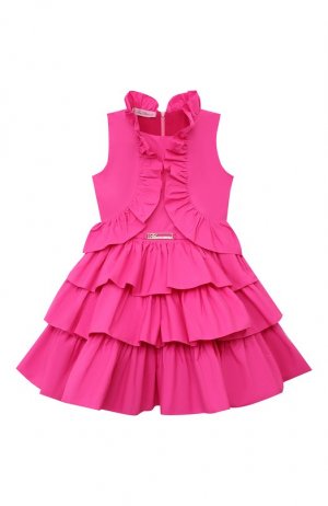 Платье Blumarine. Цвет: розовый