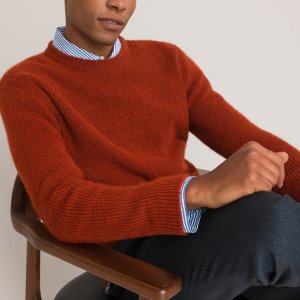 Пуловер LaRedoute. Цвет: оранжевый