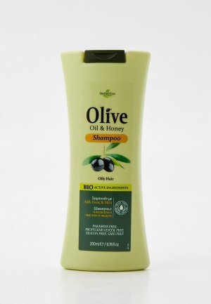 Шампунь HerbOlive для жирных волос, с медом, 200 мл. Цвет: белый