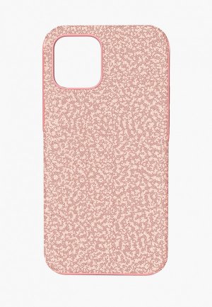 Чехол для iPhone Swarovski® 12/12 PRO High. Цвет: розовый