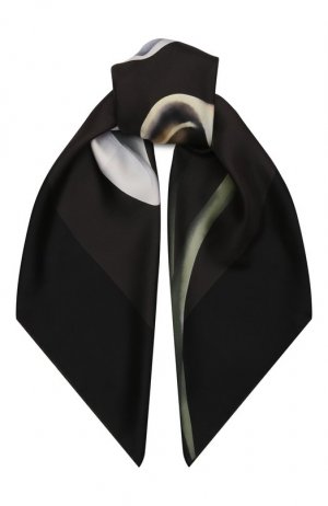 Шелковый платок Lanvin. Цвет: чёрный