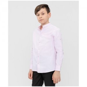 Школьная рубашка , размер 122, розовый Button Blue. Цвет: розовый