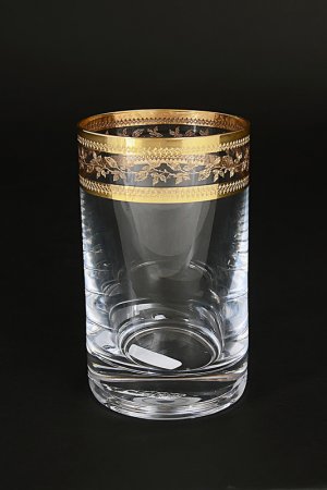 Набор стаканов Crystalite Bohemia. Цвет: прозрачный, золотой