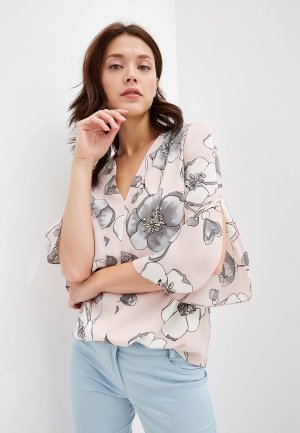 Блуза Yuna Style. Цвет: розовый