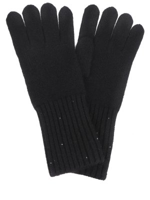 Перчатки кашемировые RE VERA. Цвет: черный