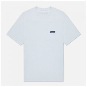 Мужская футболка P-6 Logo Chest Pocket Responsibili-Tee чёрный , Размер S Patagonia. Цвет: черный