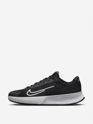 Кроссовки мужские Court Vapor Lite 2, Черный Nike. Цвет: черный