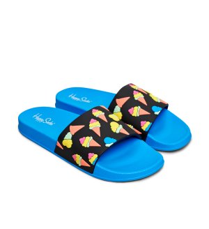 Сланцы Happy Socks Shoes (Pool Slider Ice Cream Ice114)