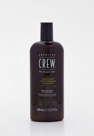 Шампунь American Crew для глубокого увлажнения волос daily deep moisturizing, 450 мл. Цвет: прозрачный