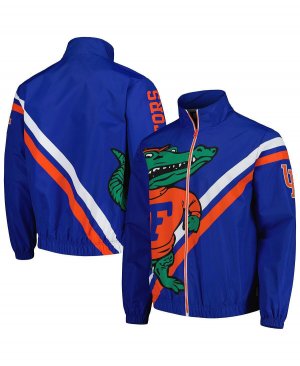 Мужская утепленная куртка с молнией во всю длину Royal Florida Gators взорванным логотипом Mitchell & Ness