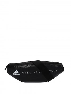 Поясная сумка с логотипом adidas by Stella McCartney. Цвет: черный