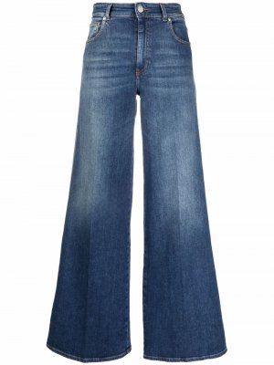 Широкие джинсы Pt01. Цвет: синий